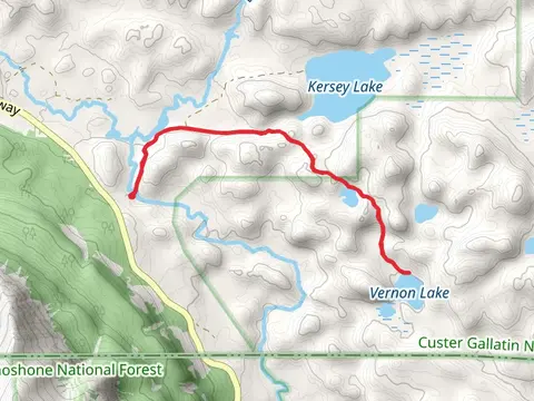 Vernon Lake and Lillis Lake via Russel Creek Trail