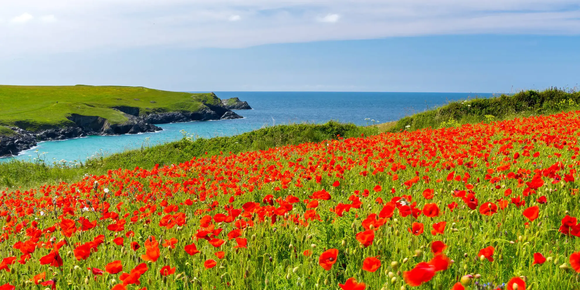 An image depicting the trail Perranporth YH - Crantock Walk and its surrounding area.