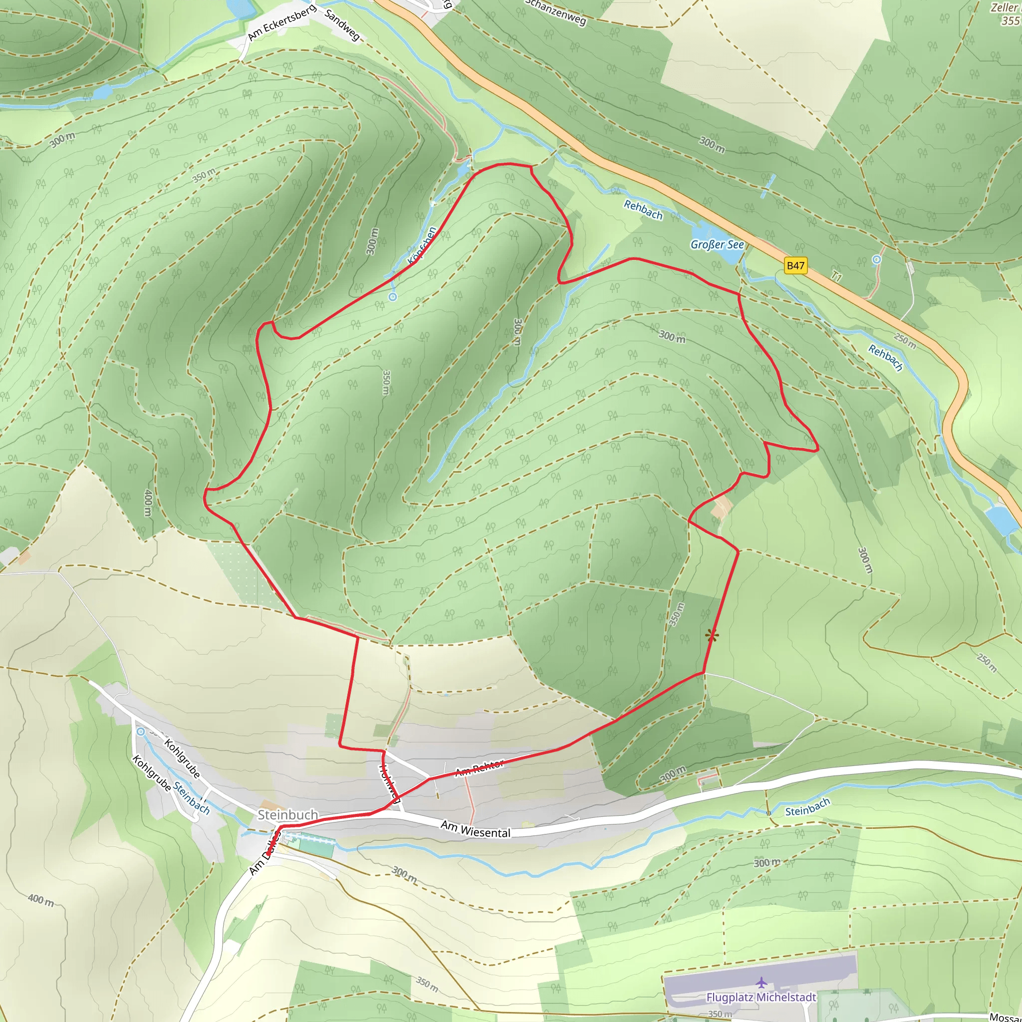 Basilika Rundweg and Alemannenweg mobile static map