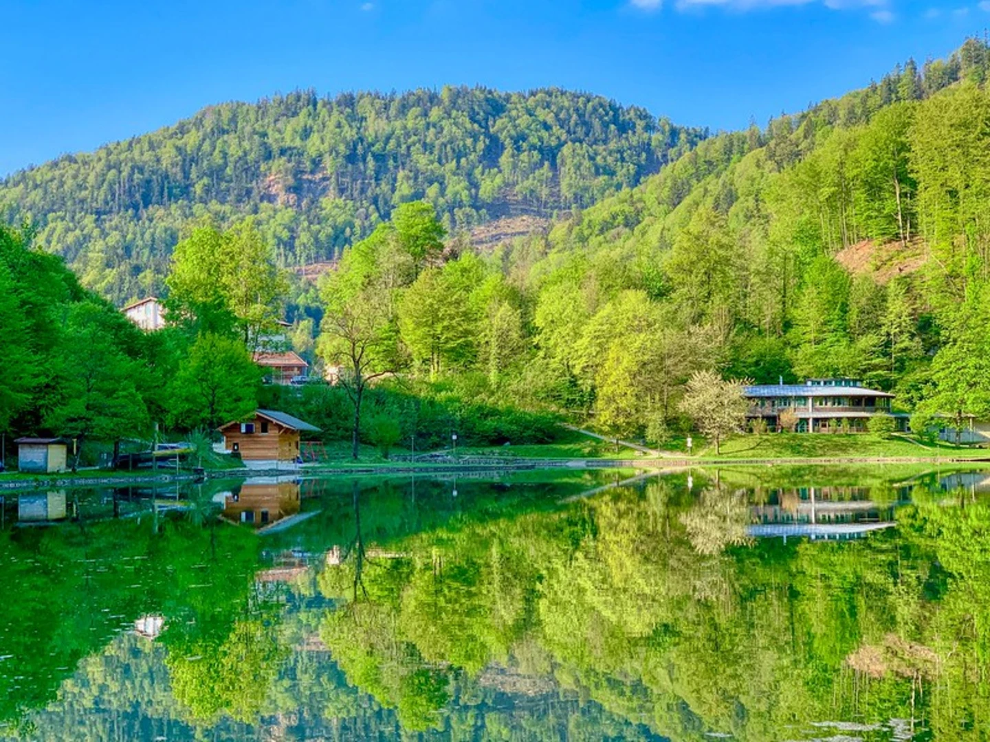 An image depicting the trail Rund um Oberaudorf and its surrounding area.