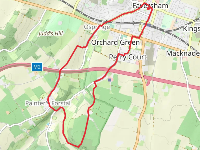 Faversham to Painter's Forstal Loop