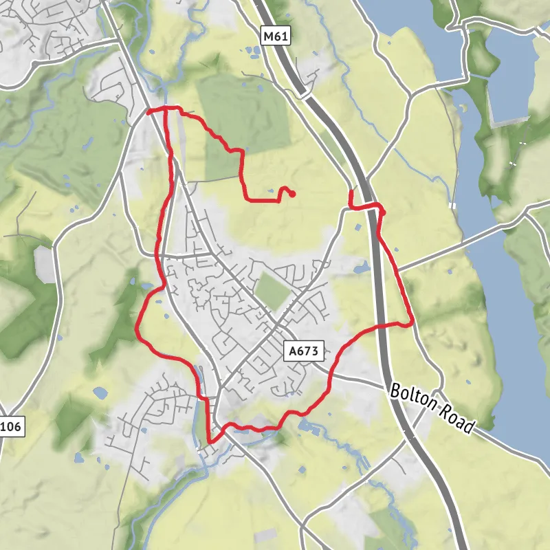 Chorley Walking mobile static map