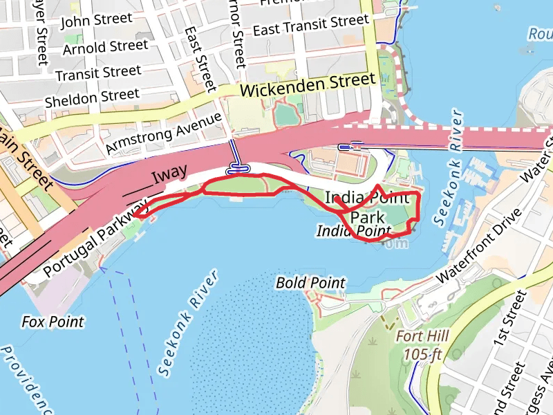 Indian Point Park and Seekonk River Walk
