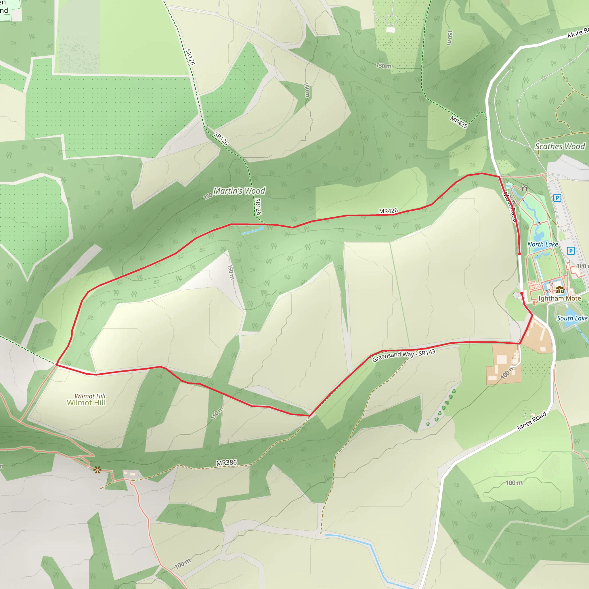 Igtham Mote mobile static map
