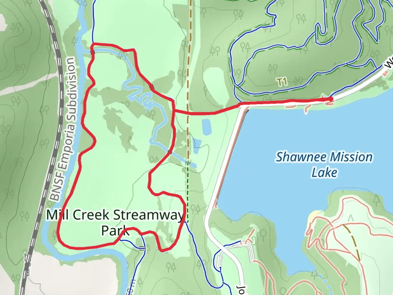 Mill Creek Streamway Park Loop via Mill Creek Trail