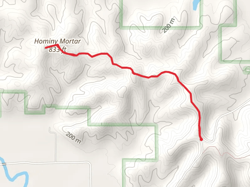 Hominy Mortar via Fork Ridge Trail