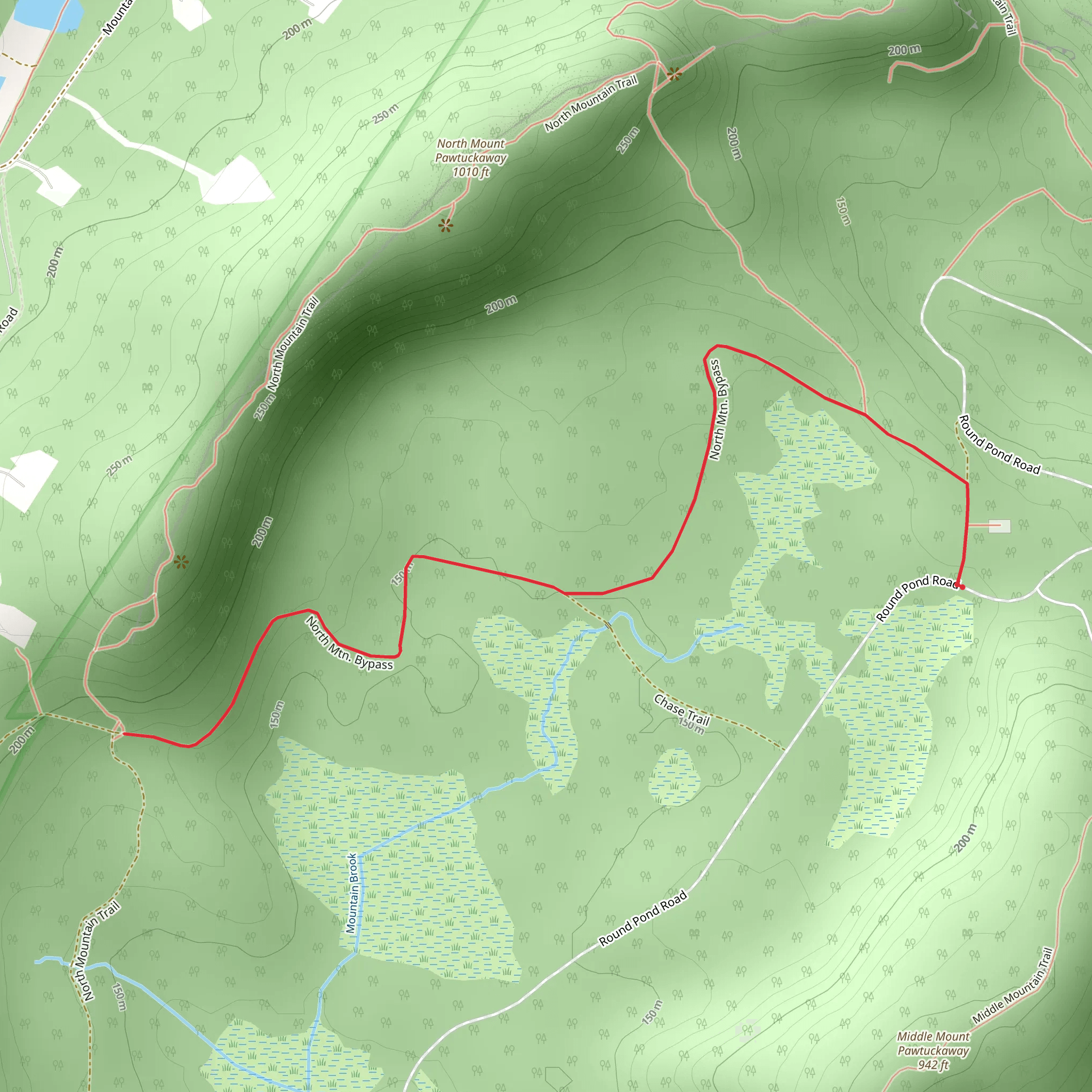 North Mountain Bypass mobile static map