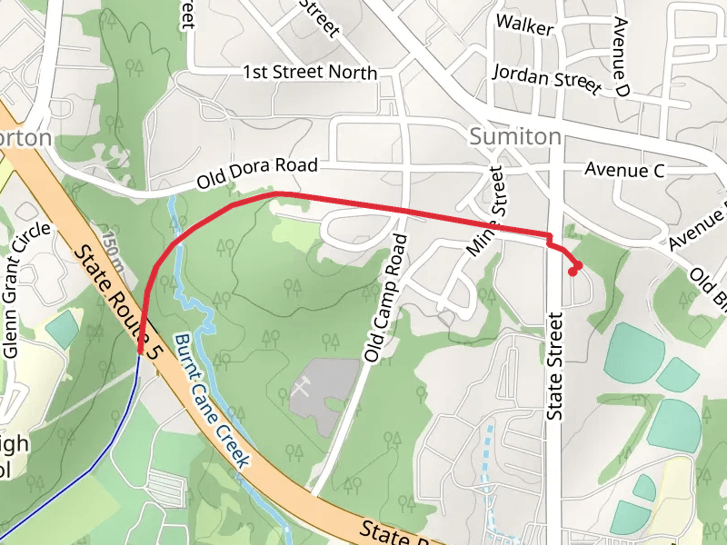 Walk to Burnt Cane Creek