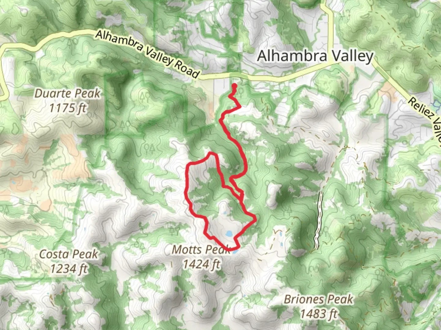 An image depicting the trail Lagoon and Toyon Canyon Loop Trail and its surrounding area.
