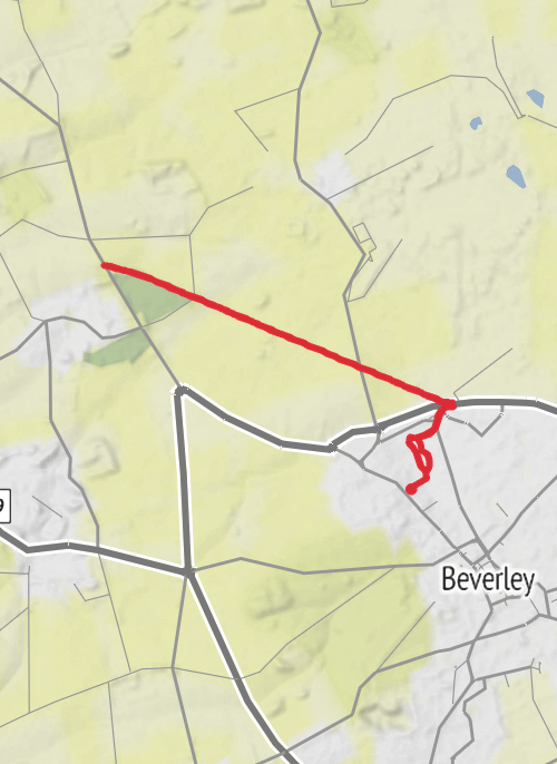Hudson Way - Out and Back mobile static map