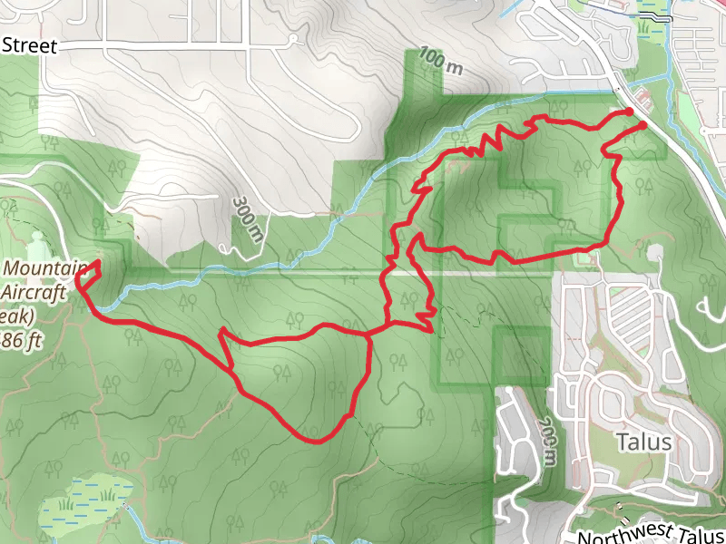 Big Tree Ridge Trail, Shangri La Trail and Military Ridge Trail