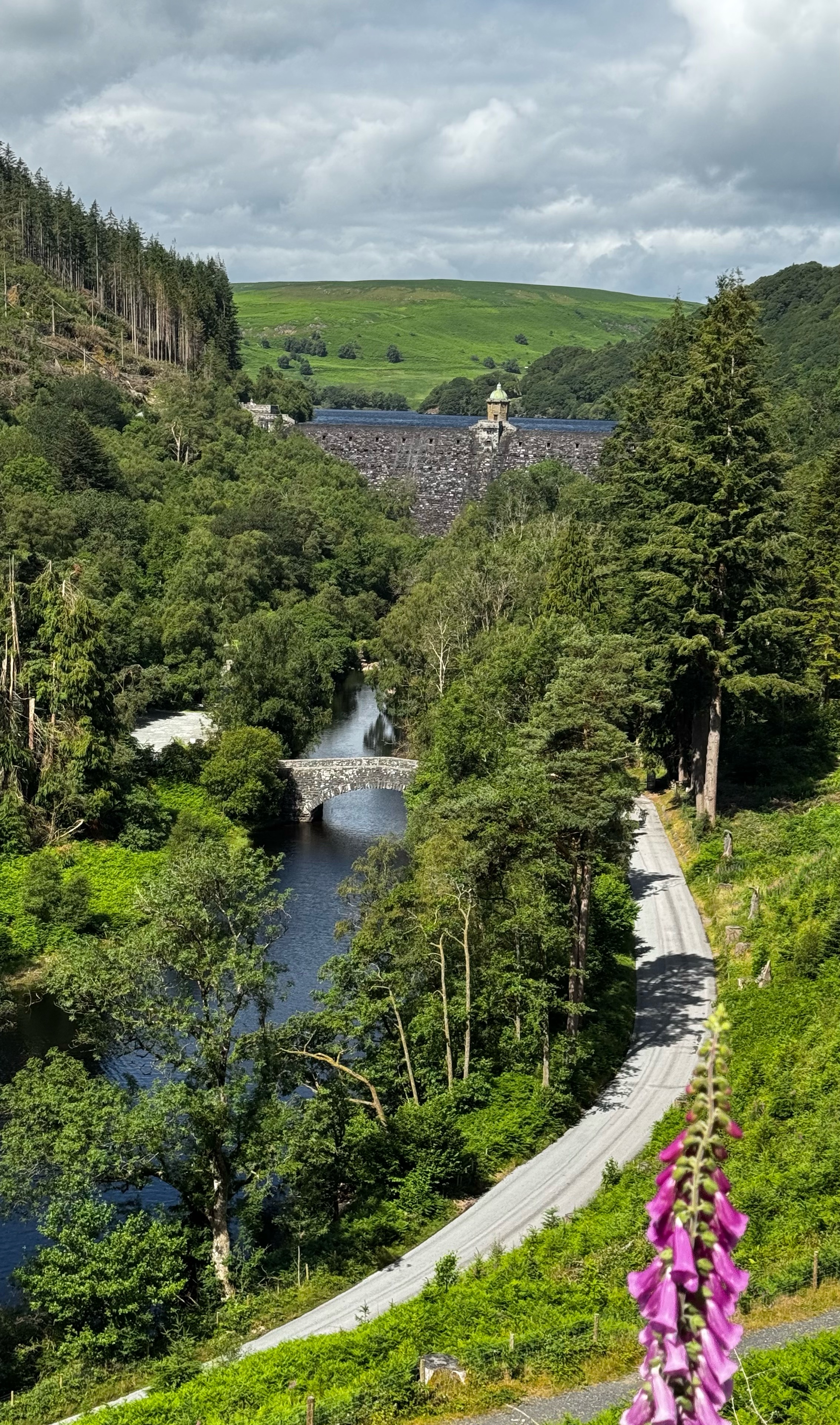 A map preview of the recording Elan valley circuit from Rhayader.