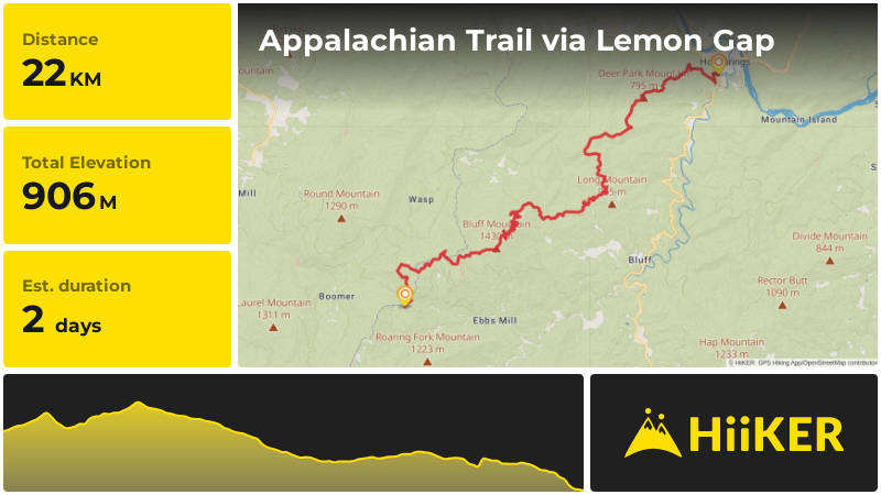 Appalachian Trail via Lemon Gap | Madison County | North Carolina