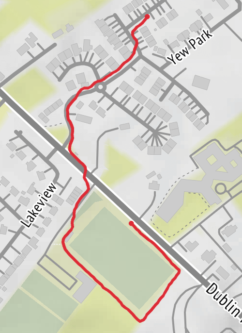 County Cavan Walking mobile static map