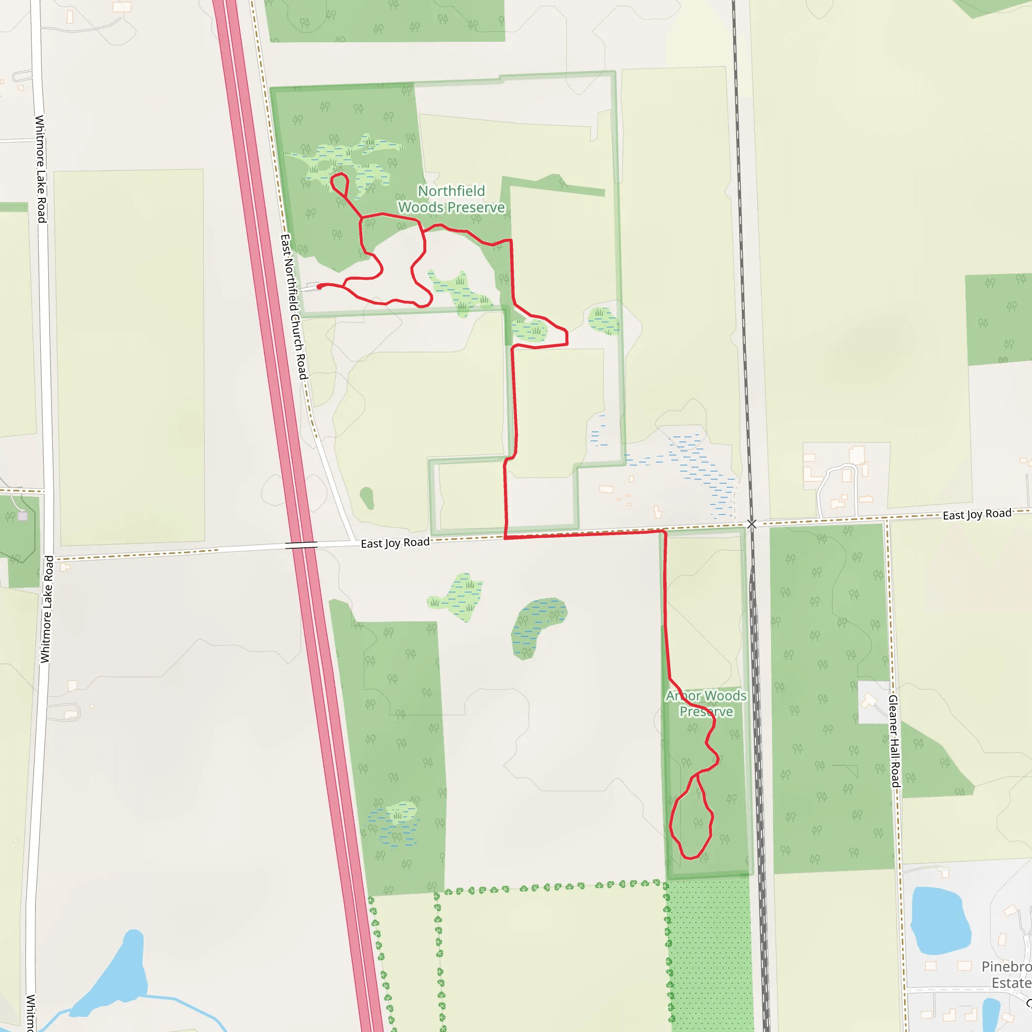 Loop around Joy Road mobile static map