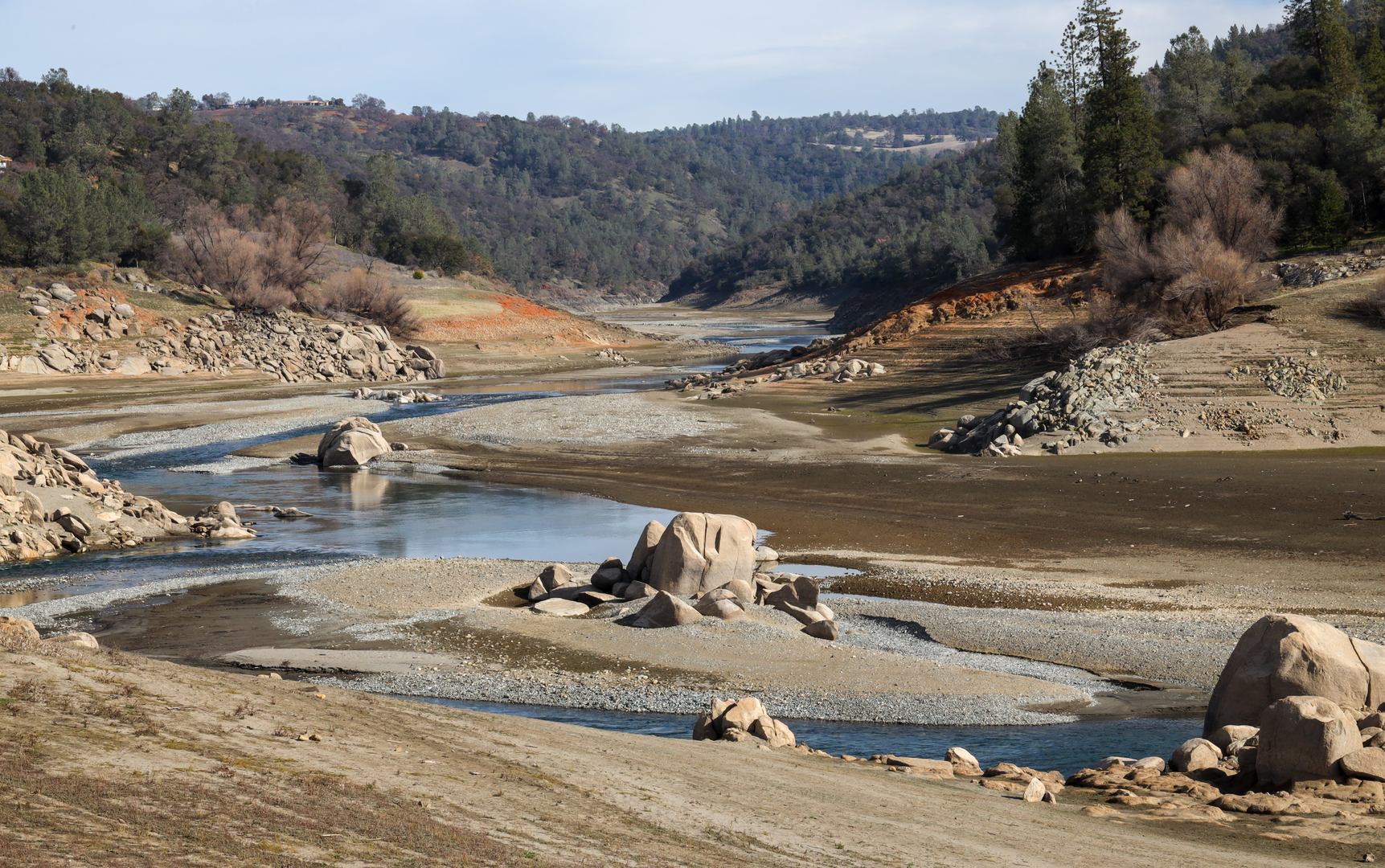 An image depicting the trail Shirland Canal Trail and ADT to North Fork American River and its surrounding area.