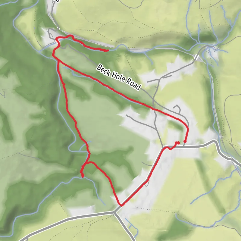 Scarborough Hiking mobile static map
