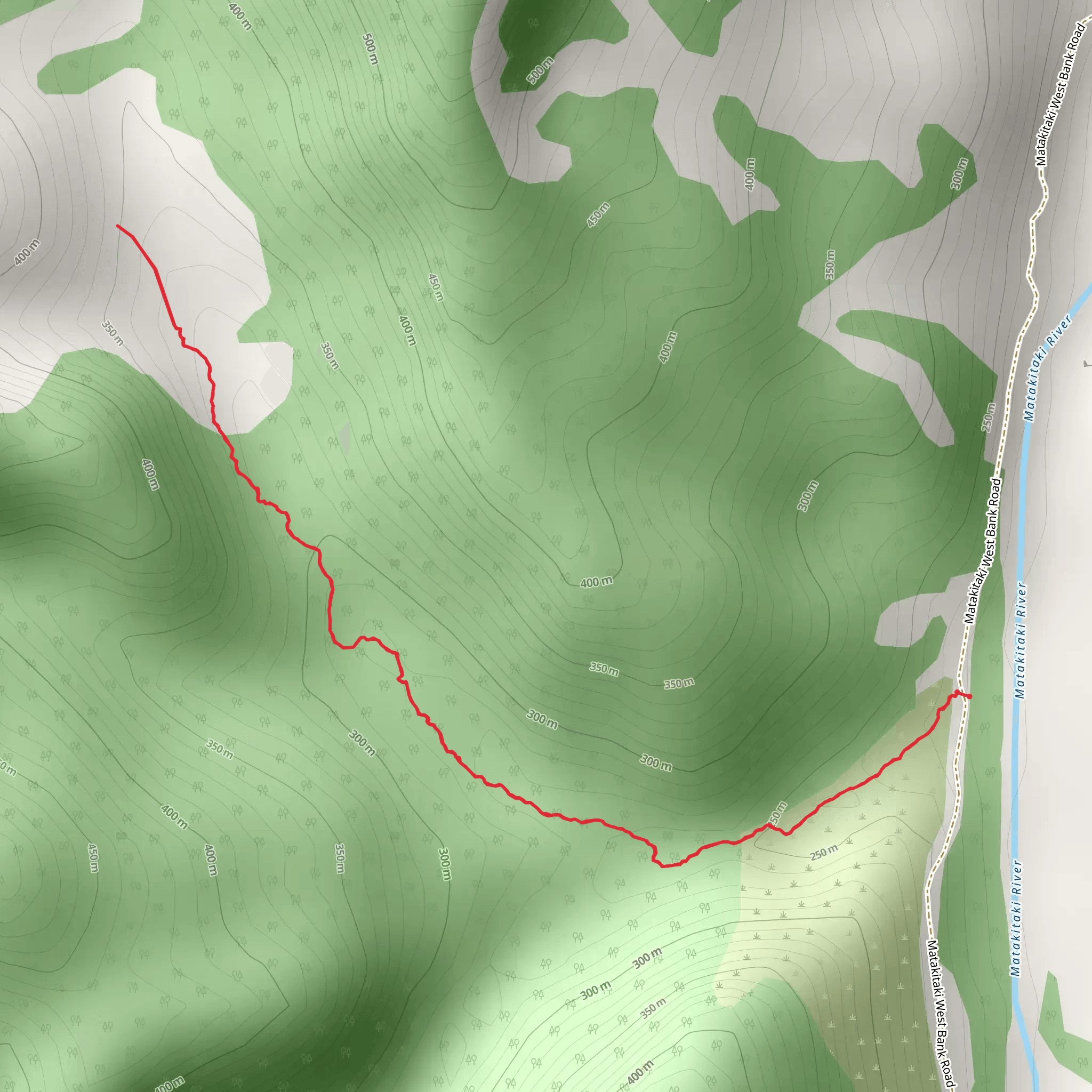 Johnson Creek Track mobile static map