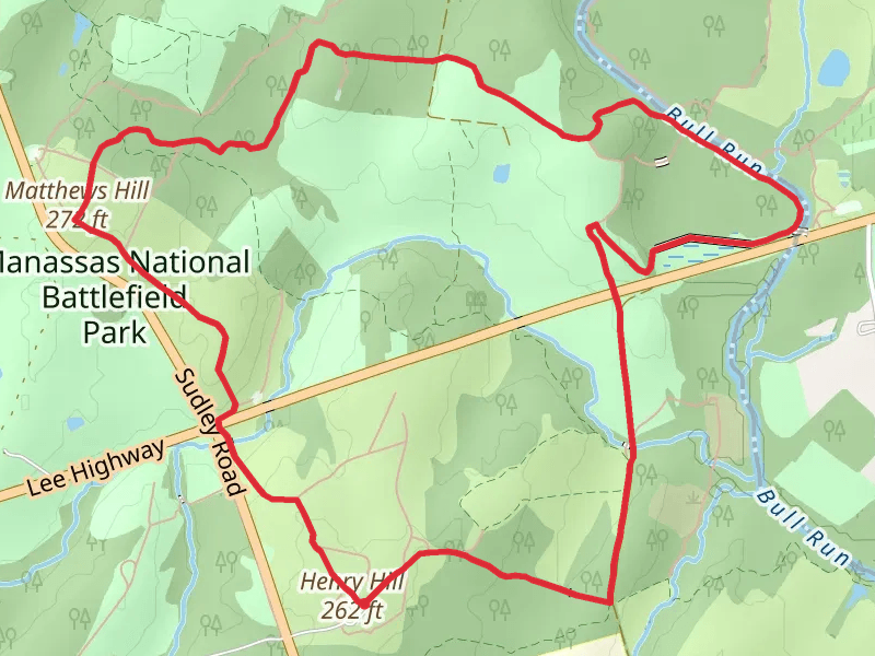 First Manassas Loop Trail