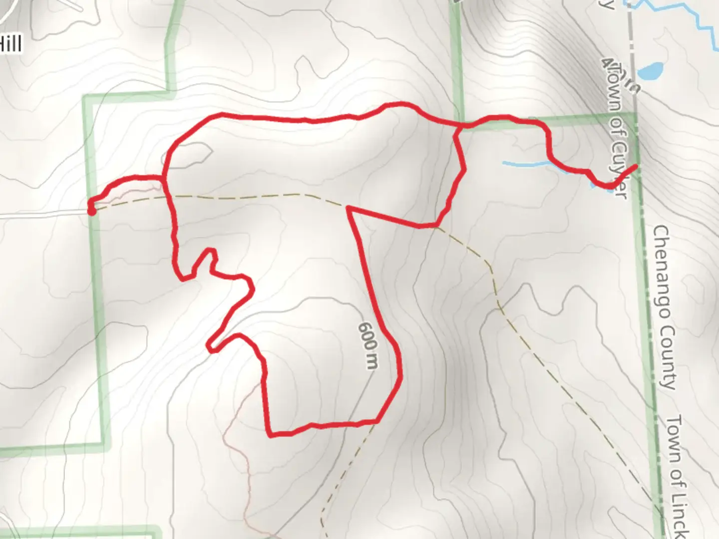 An image depicting the trail Chippewa Falls Loop Trail and its surrounding area.