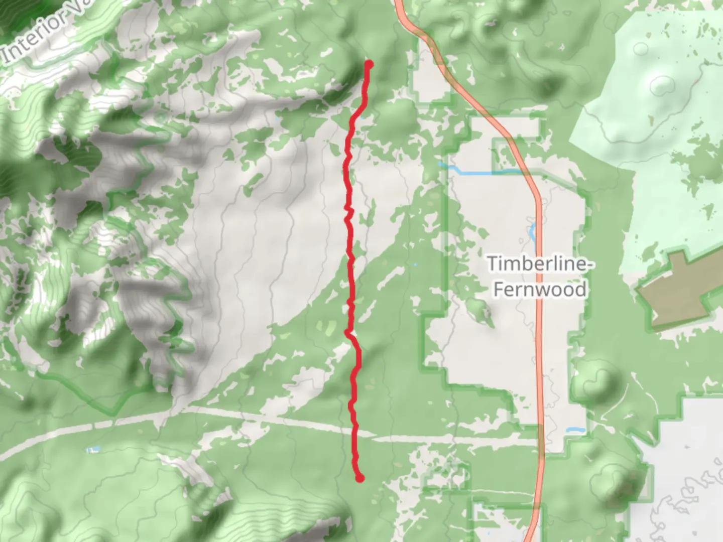 An image depicting the trail Deer Hill Trail and its surrounding area.