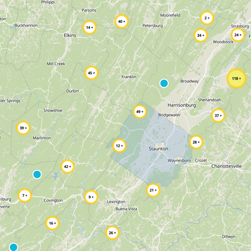 Augusta County Static Map