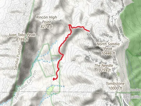 Piedra Lisa - South and Rincon Trail