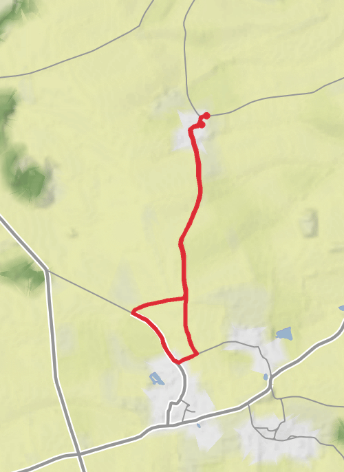 Hike from Kelby mobile static map