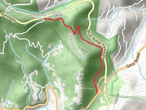 Docks Gap to Soco gap via Mountain to Seat Trail