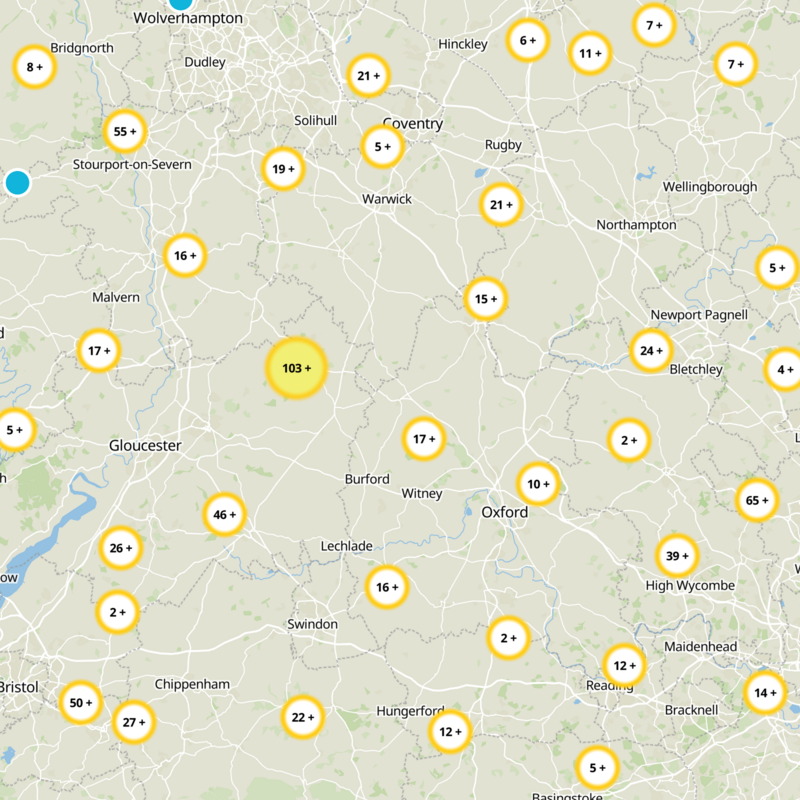 West Oxfordshire Static Map