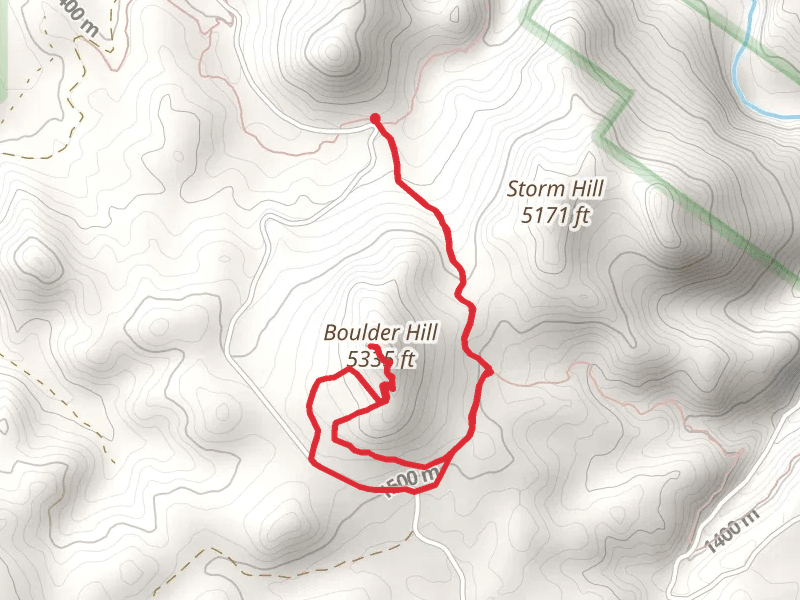 Boulder Hill via Flume Trail