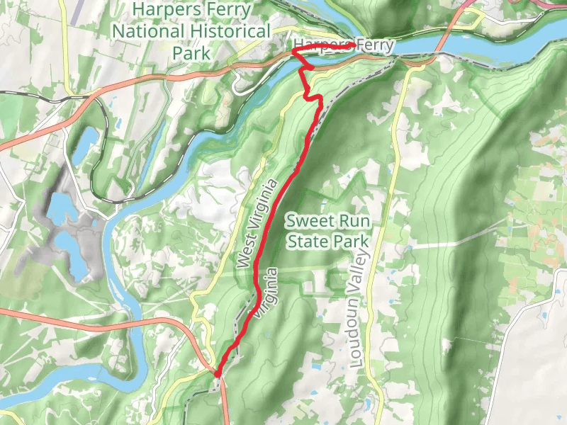 Appalachian Trail from Keys Gap