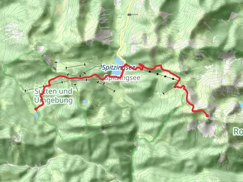 Rotwandhaus Unterkunftshaus to Anderl-Frey Huette via Spitzingsee