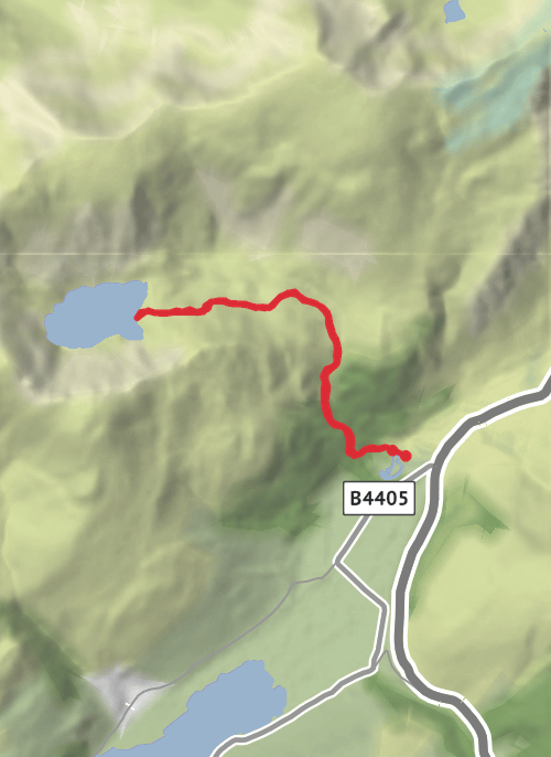 Cader Idris mobile static map