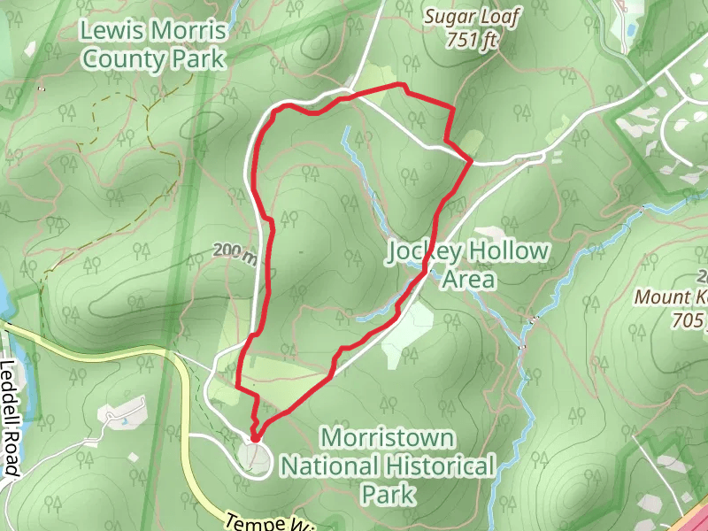 Yellow Trail Loop from Cemetery Road