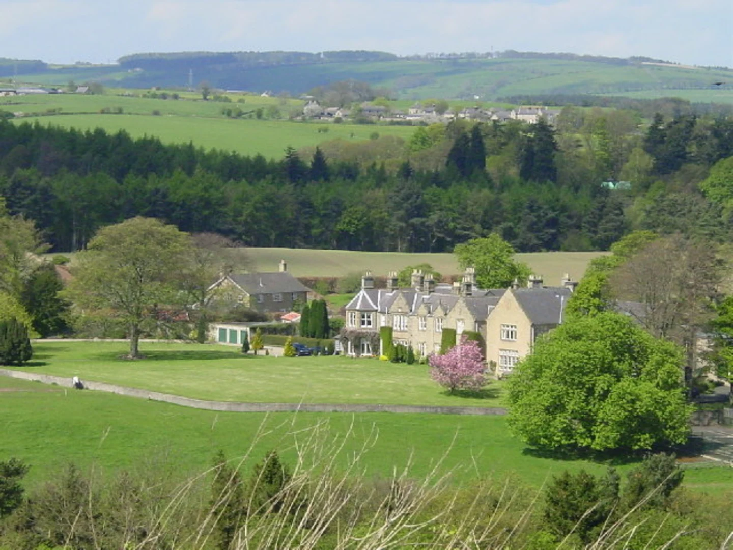 An image depicting the trail Blanchland and River Derwent Loop and its surrounding area.