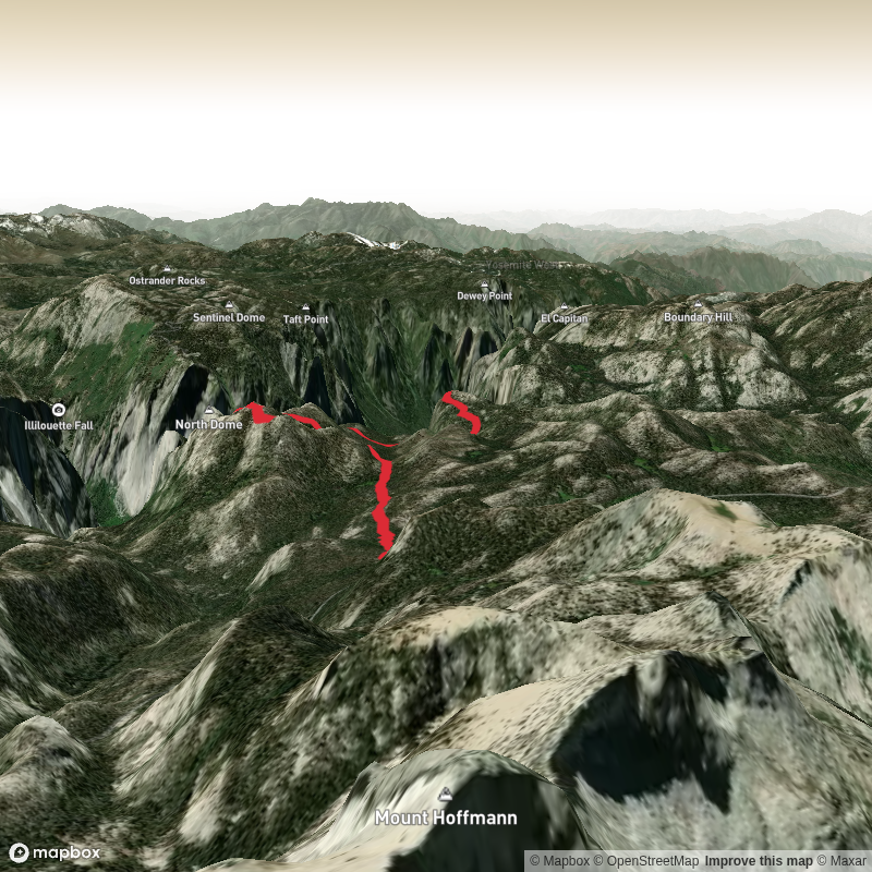 Porcupine Creek Campground to Yosemite Falls Trailhead