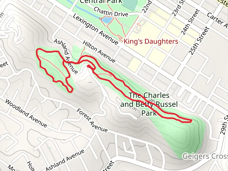Blue, Orange and White Loop Trail
