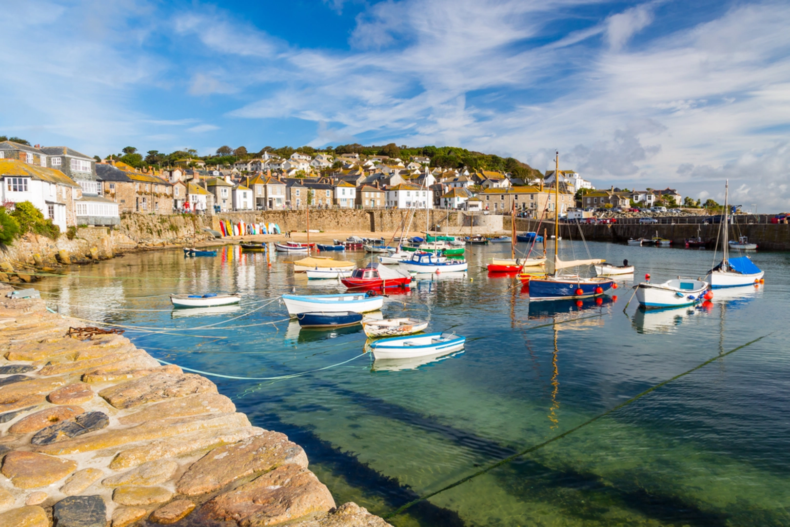 An image depicting the trail Penzance YHA - Mousehole Walk and its surrounding area.