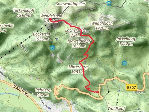 Zeller Scharte and Wendelstein via Sudelfeld Passhoehe