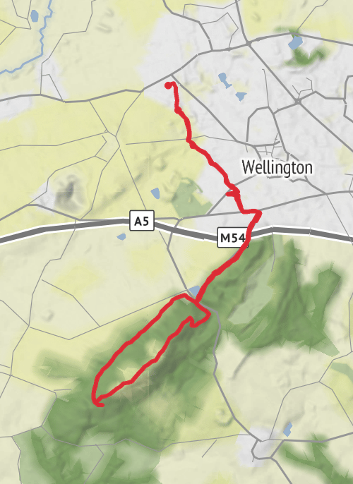 the wrekin and back again mobile static map