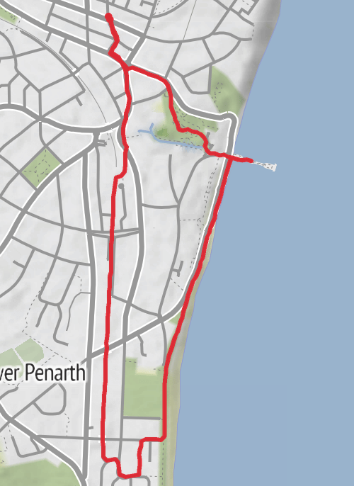 Vale of Glamorgan Walking mobile static map