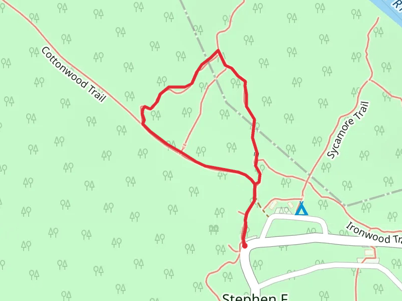 Opossum Loop and Brazos Bottom Loop Trail