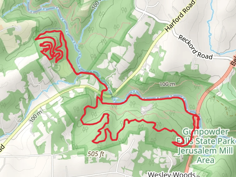 Quarry, Winterfell, Game of Trails and Little Gunpowder Loop Trail
