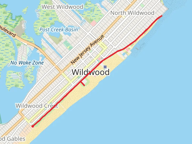 Mile Beach and Beachfront Trail and Boardwalk
