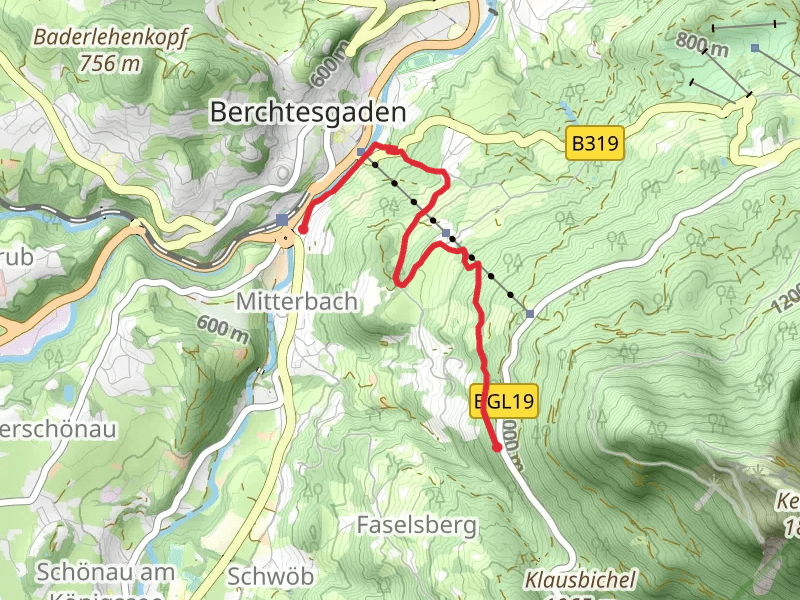 Berchtesgaden to Graflhohe Windbeutelbaron Walk