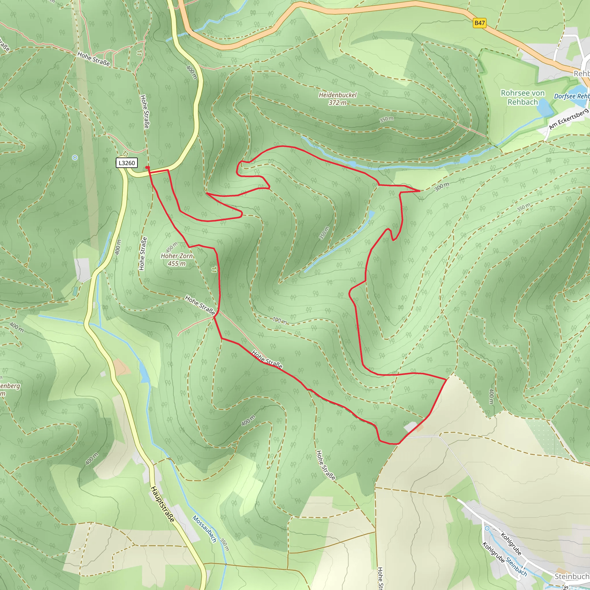 Hohe Straße Loop mobile static map
