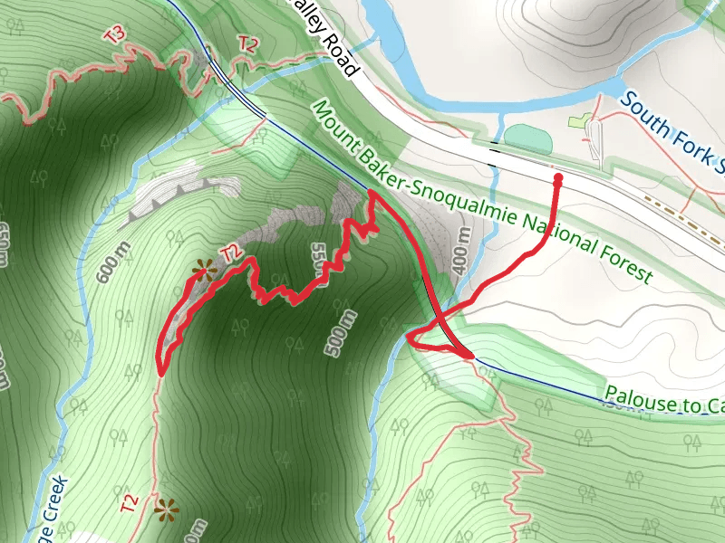 Hall Creek and Change Creek Trail - Short