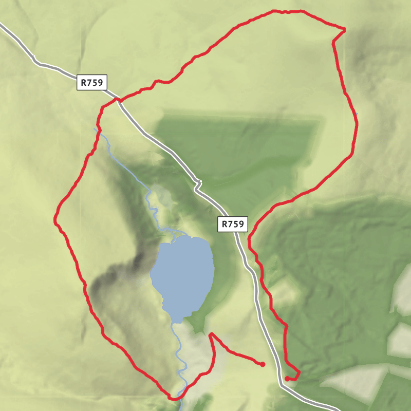 A map preview of the recording Untitled recording.