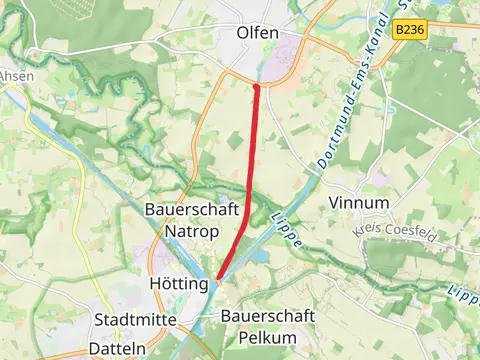 Alte Fahrt Loop via Hohe Mark Steig and Raute Flaesheim